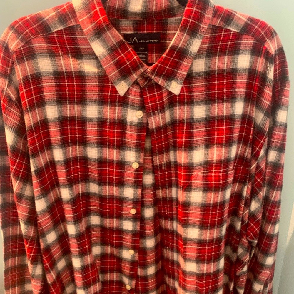 John Ashford 3XL plaid flannnel shirt